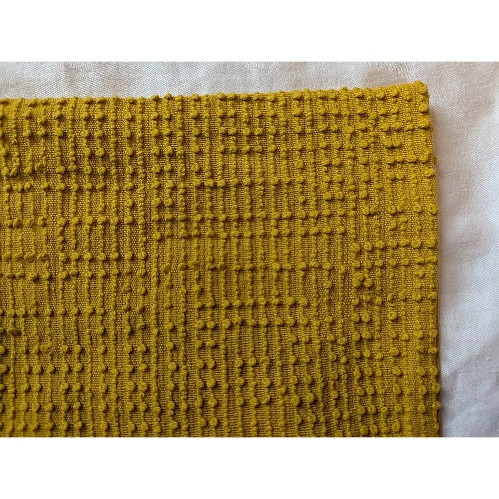 Anthropologie Turmeric Textured Pillow Sham - New